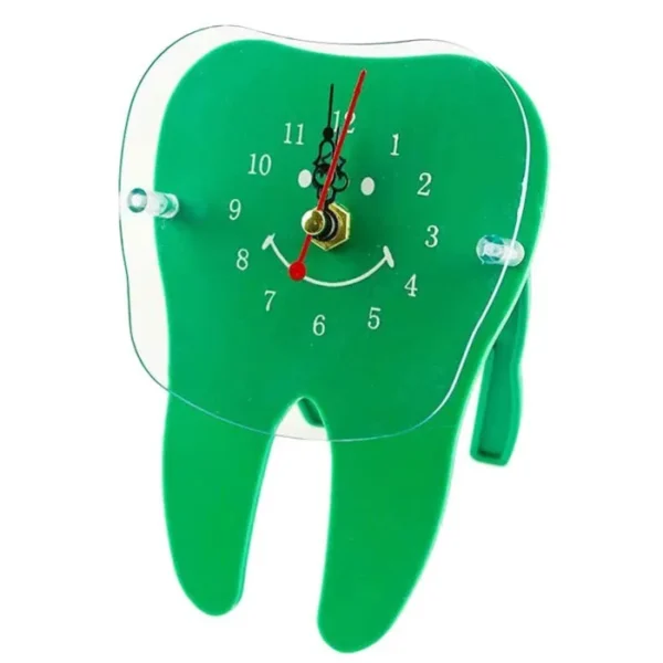Tooth Shape Table Clock